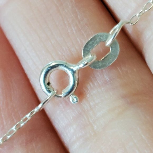 Silver Paris Eiffel Tower Pendant Necklace‎ 925 - Picture 6 of 10